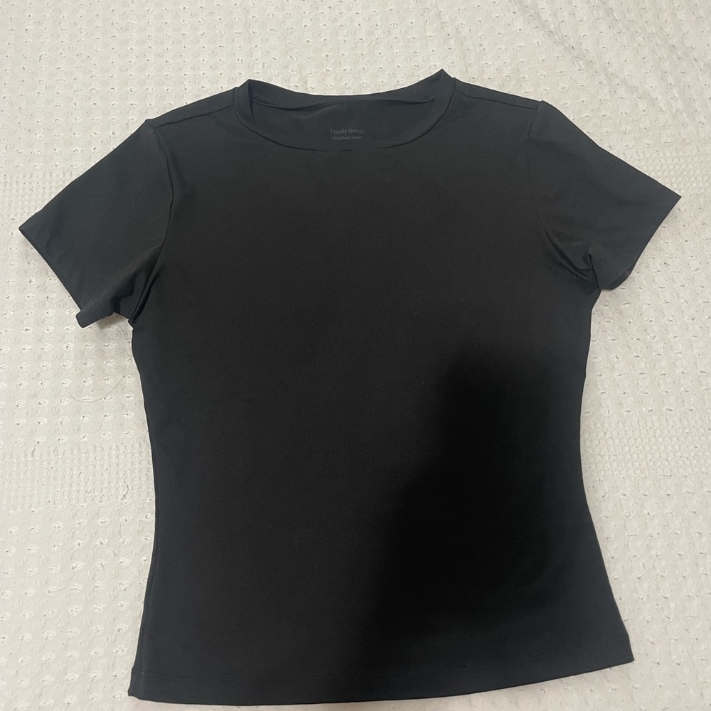Classic Black Crewneck Women's Tee